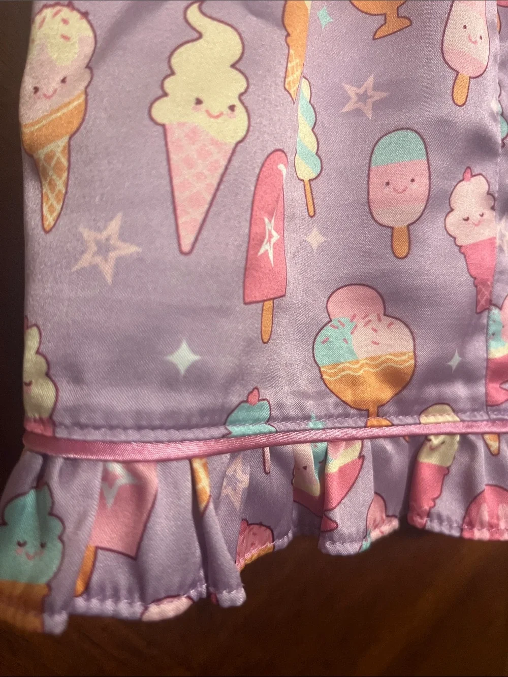American Girl Purple Ice Cream & Popsicle Pajama Set-Sweet Dream PJs for Girls